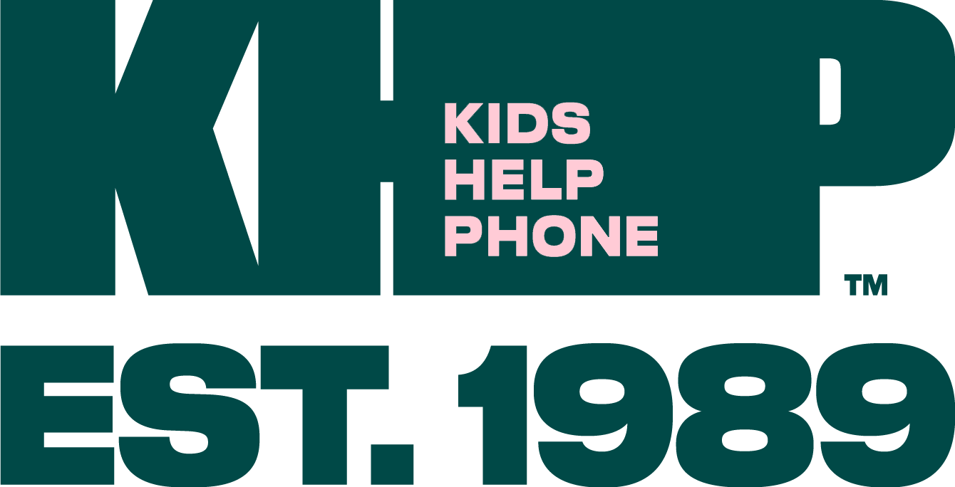 Logo of Kids help phone