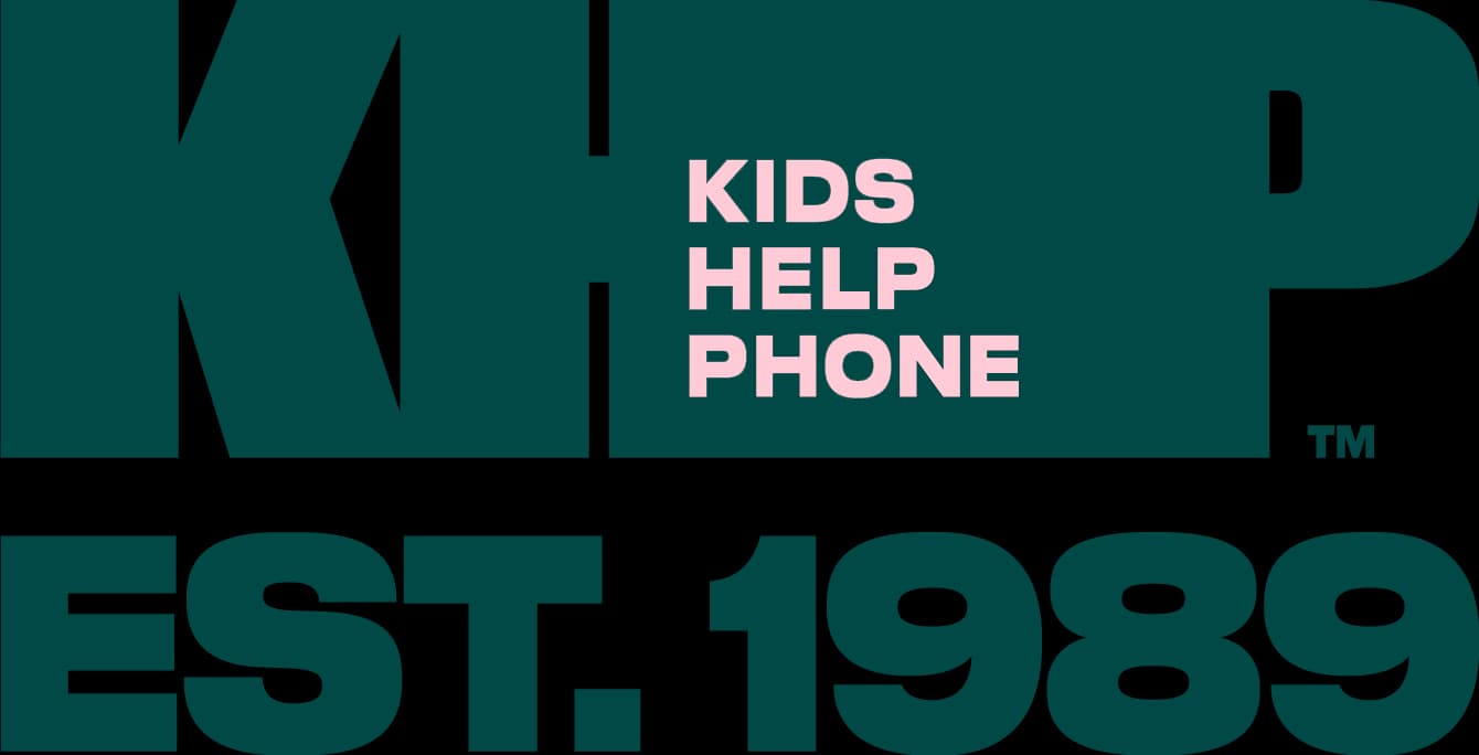 Logo of Kids help phone