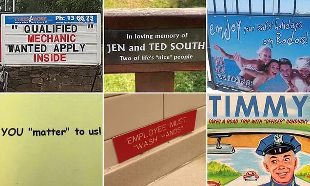 Examples of misusing quotation marks