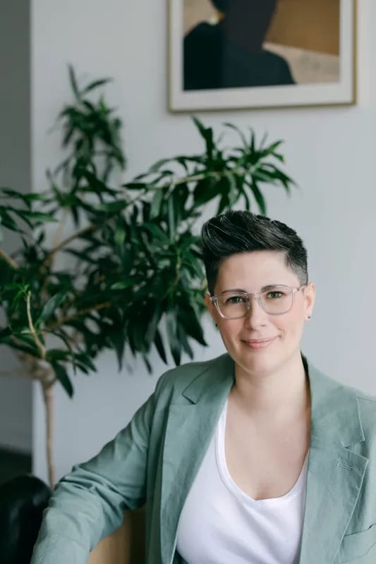 Professional headshot of Myroslava Stadnyk, Registered Psychotherapist (ON)