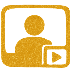 Headshot and video icon
